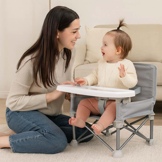 Toddler Camping Chair – Portable Folding Chair for Kids with Armrests