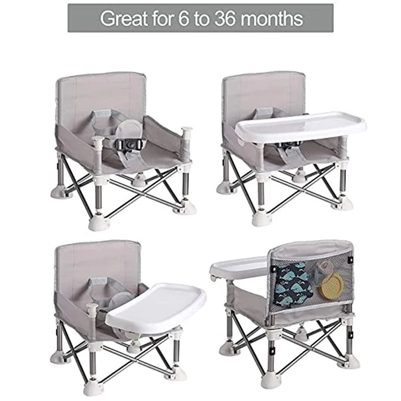 Toddler Camping Chair – Portable Folding Chair for Kids with Armrests